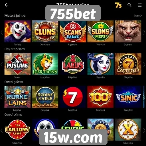 755bet oferece uma ampla gama de jogos de cassino